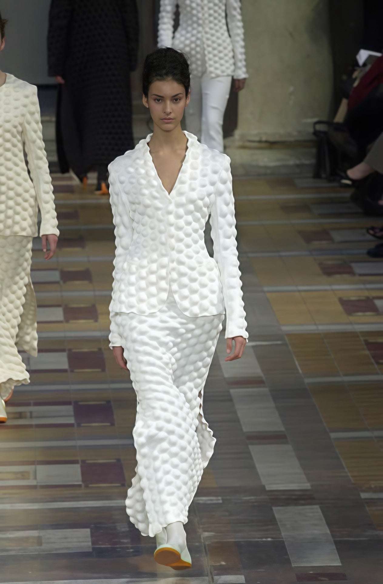 Issey Miyake 2000FW Egg Carton Blazer