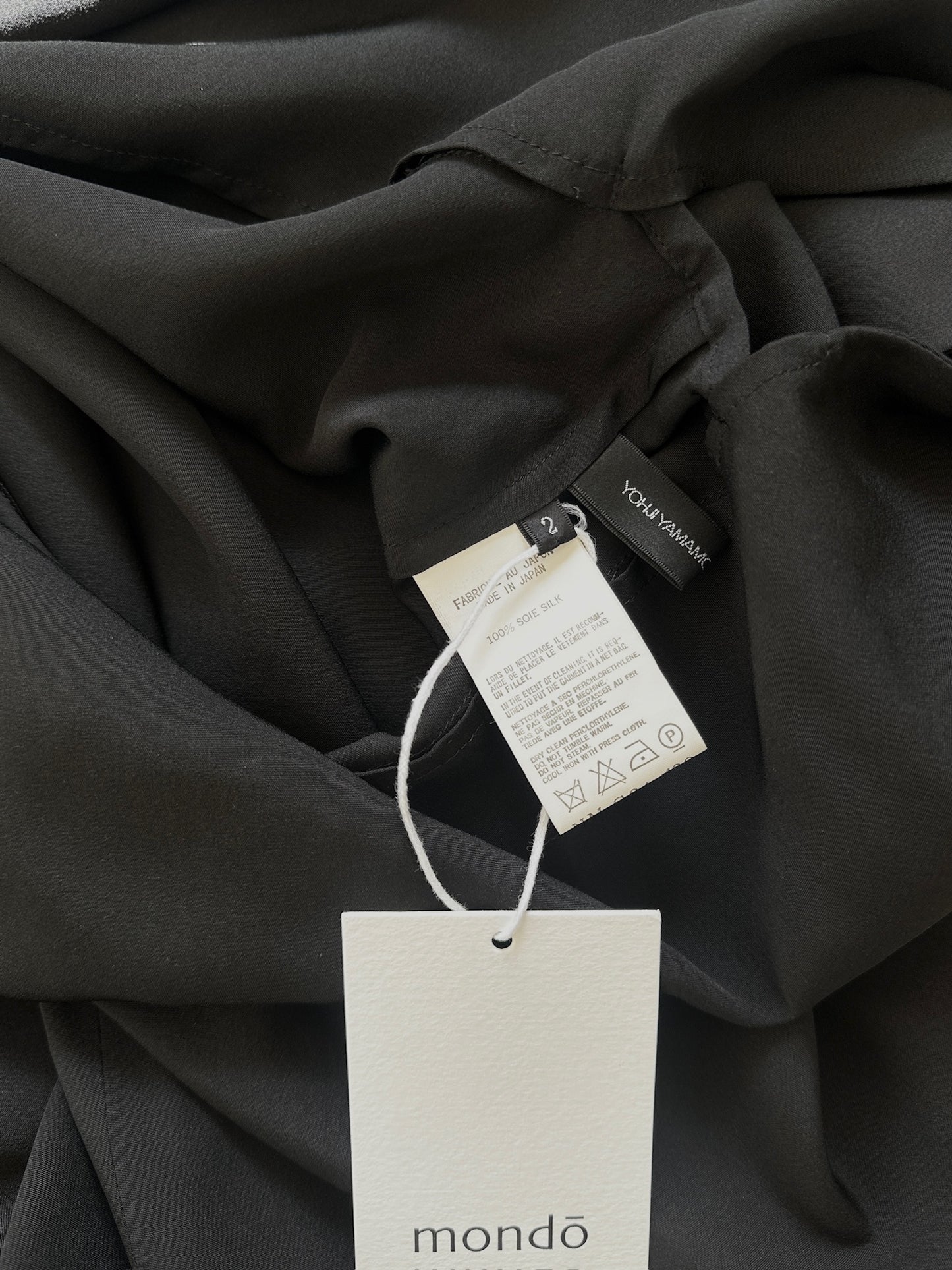 Yohji Yamamoto Silk Skirt