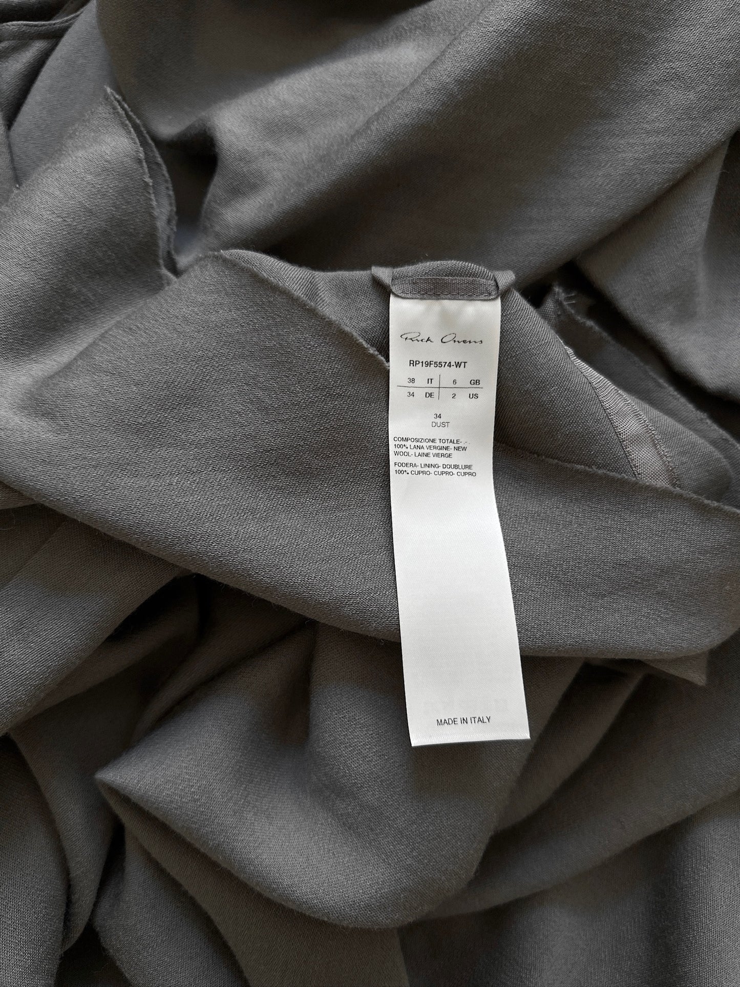 Rick Owens 2019FW Dress