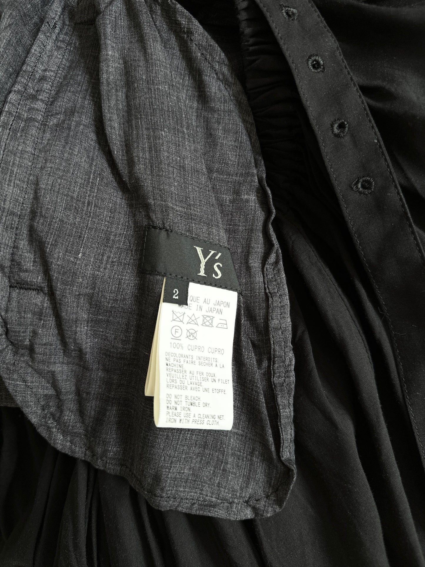 Yohji Yamamoto Y's 2018SS Skirt