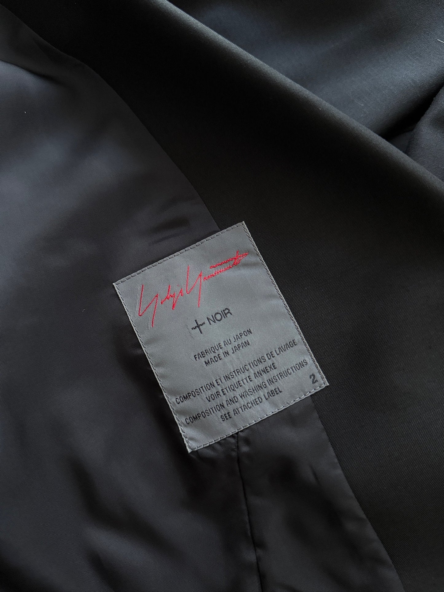 Yohji Yamamoto +Noir 2020SS Blazer