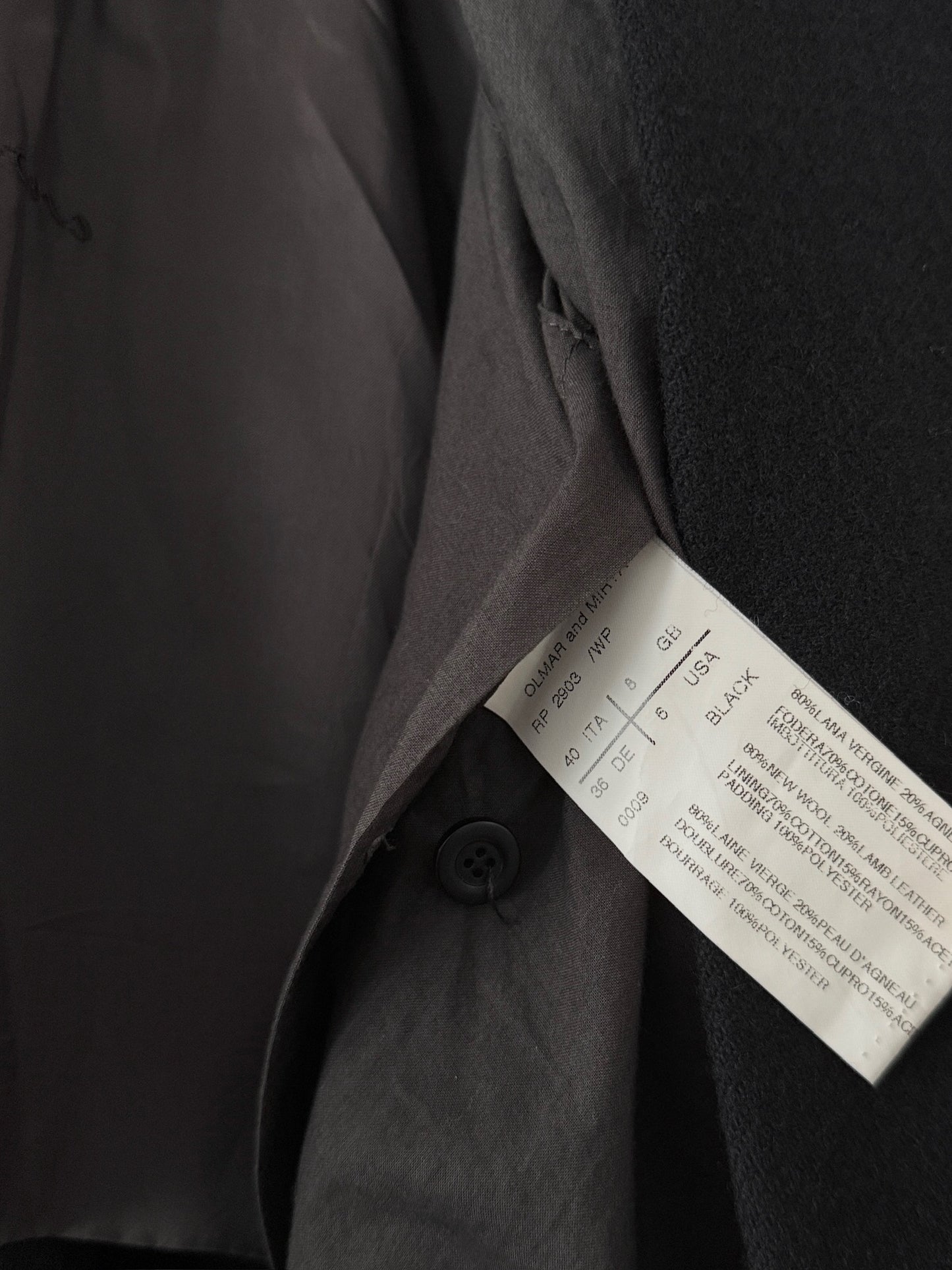 Rick Owens Wool Coat