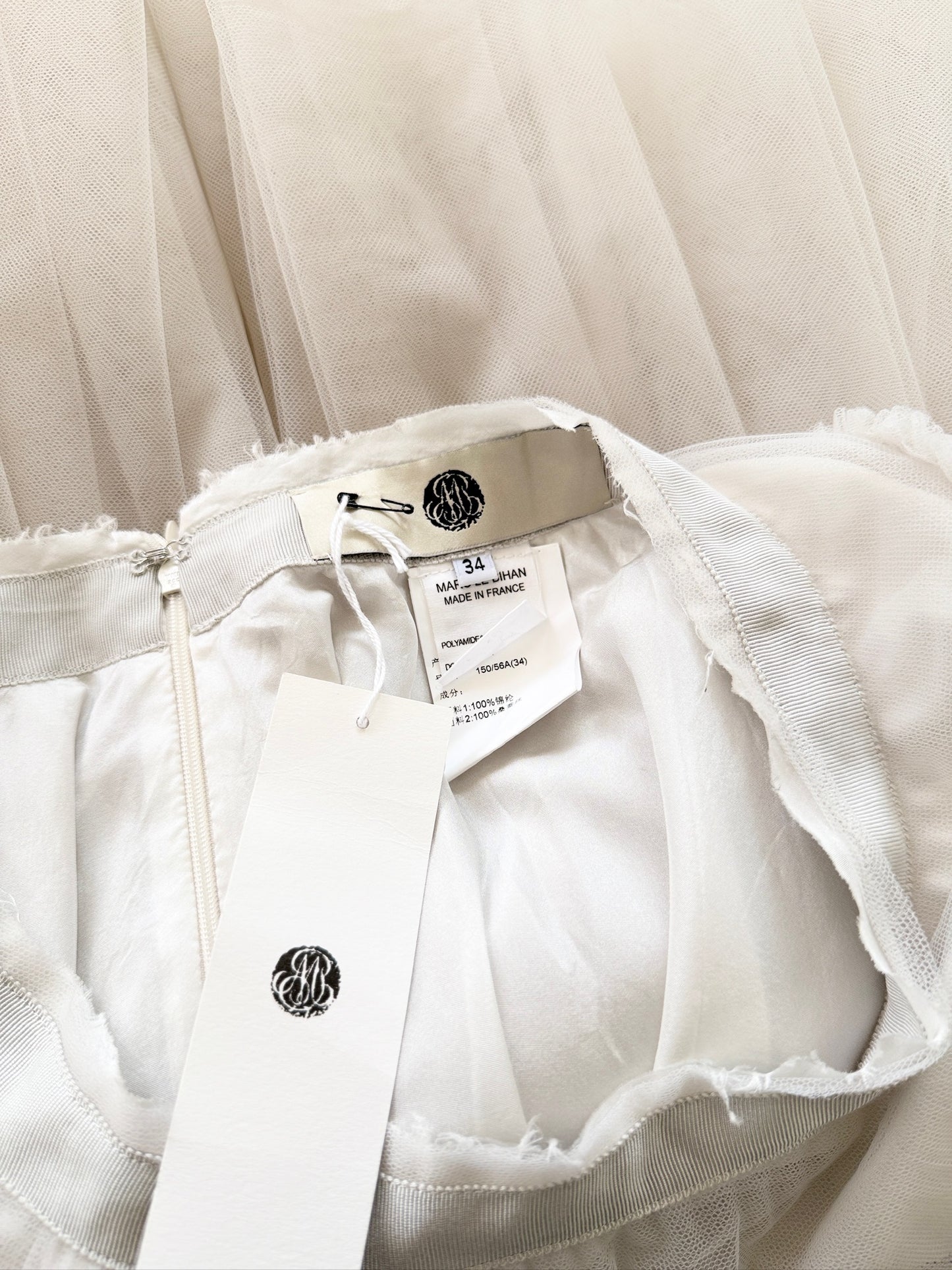 Marc Le Bihan Silk Skirt
