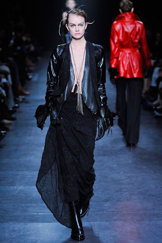 Ann Demeulemeester 2010FW Metallic Jacquard Vest