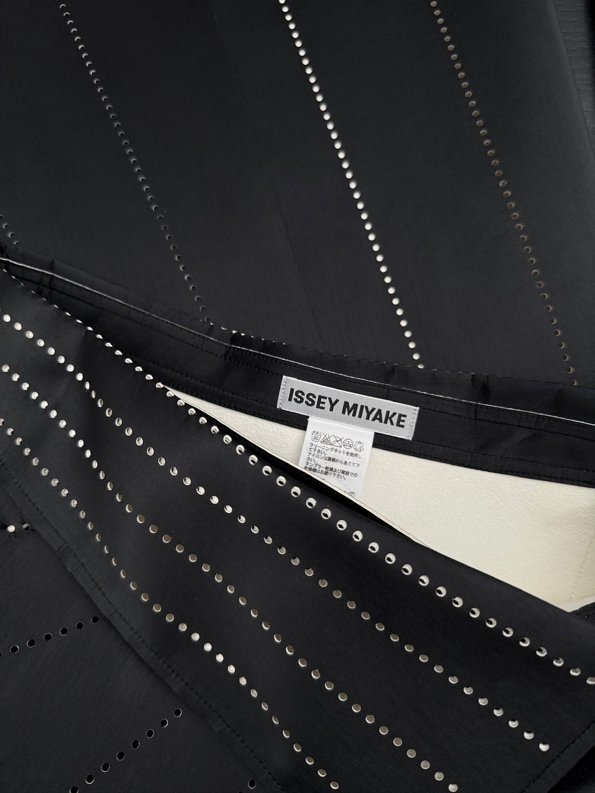 Issey Miyake 2014SS Black Technical Skirt