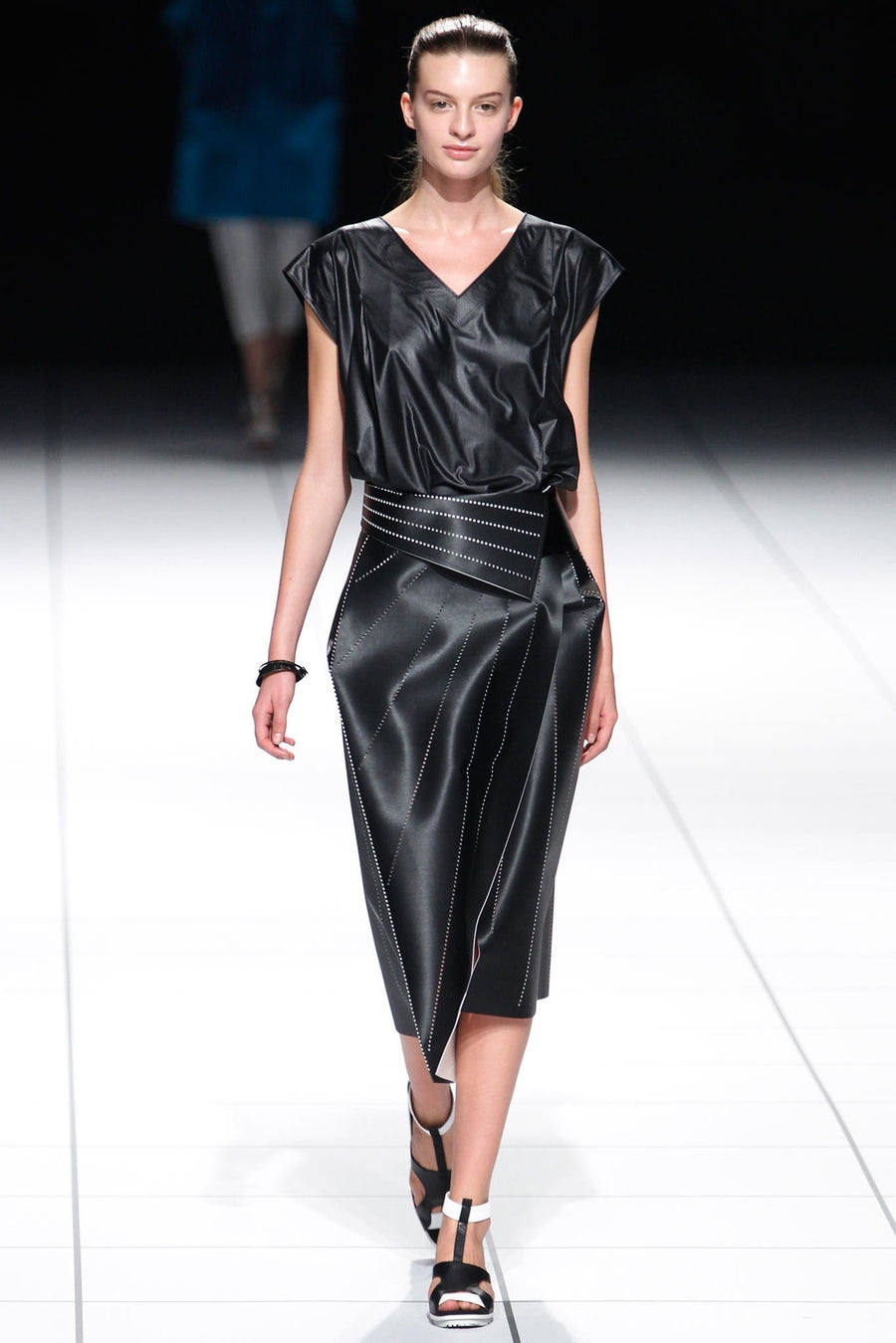 Issey Miyake 2014SS Black Technical Skirt