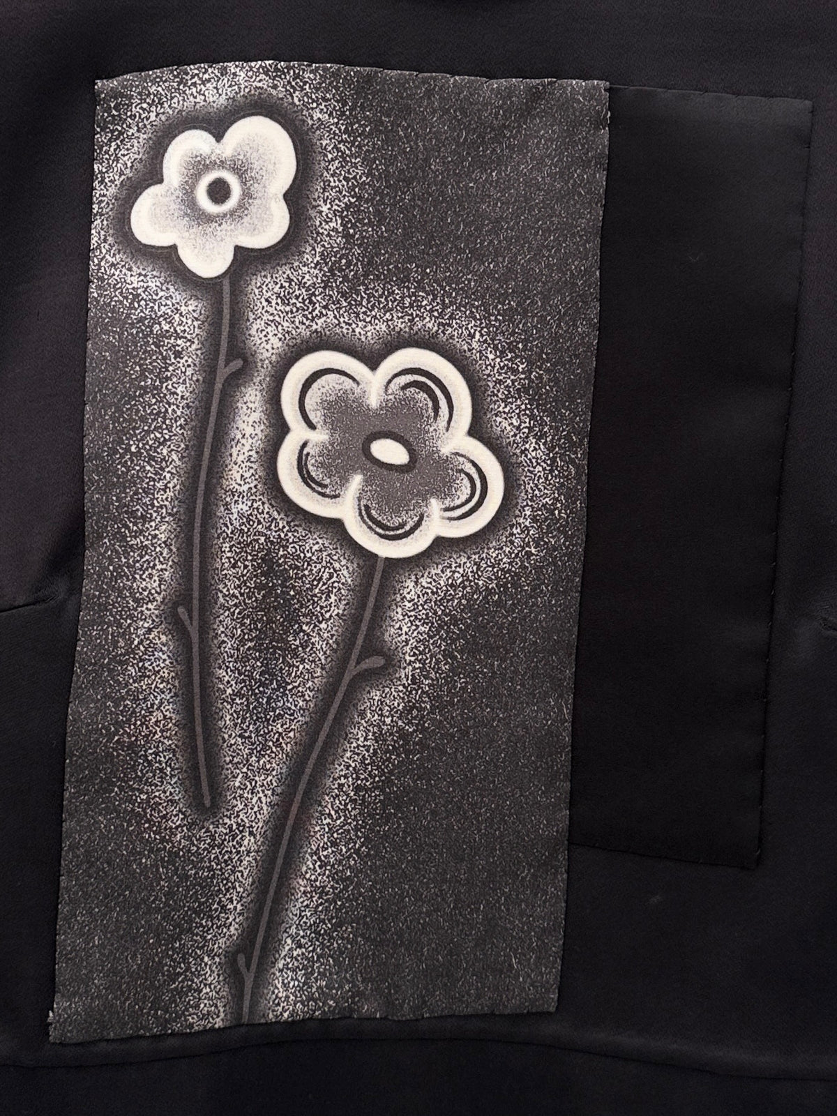 Prada 2013SS Floral Applique Mini Dress
