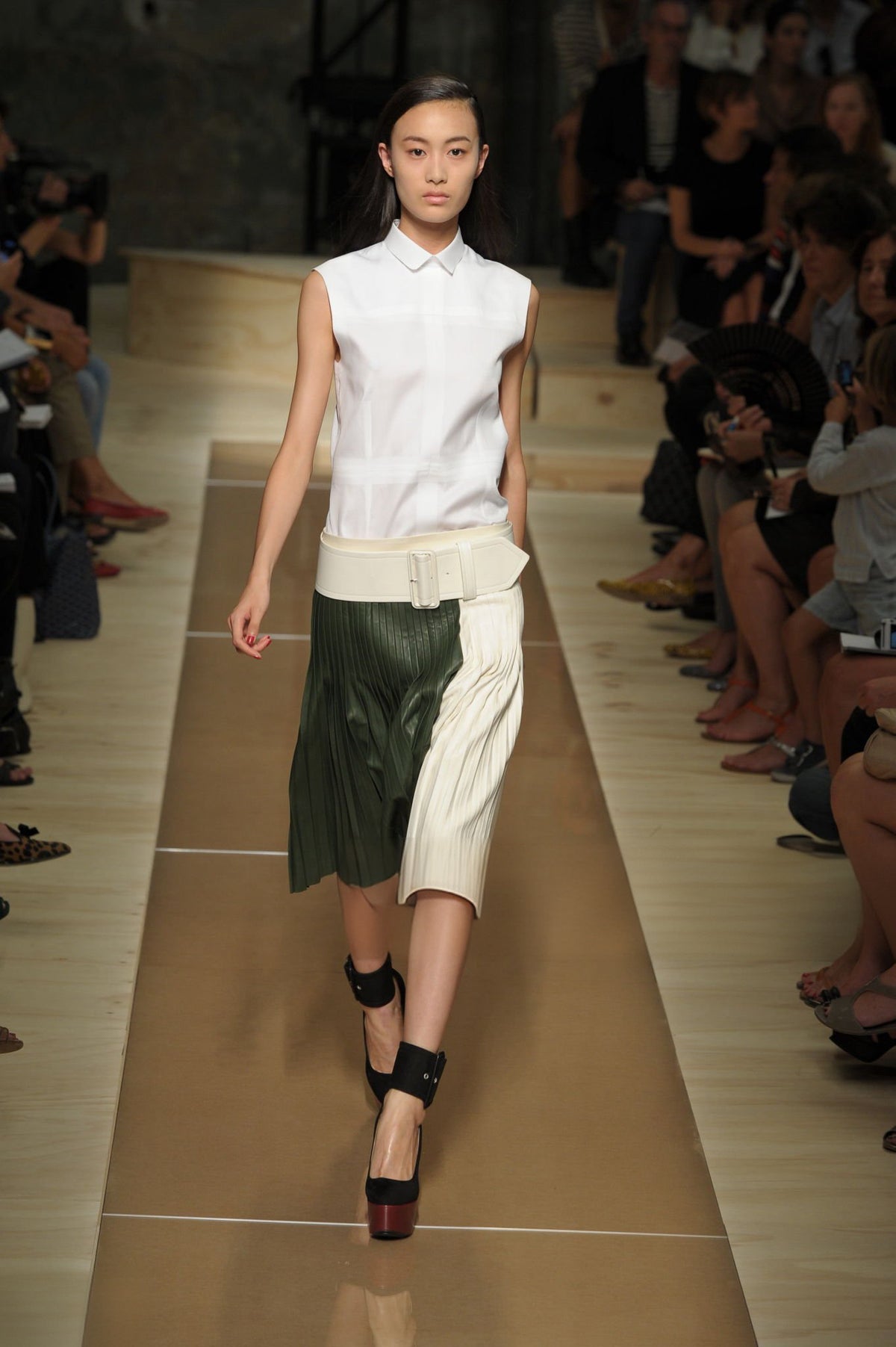 Céline by Phoebe Philo 2012SS Sleeveless Cotton Top
