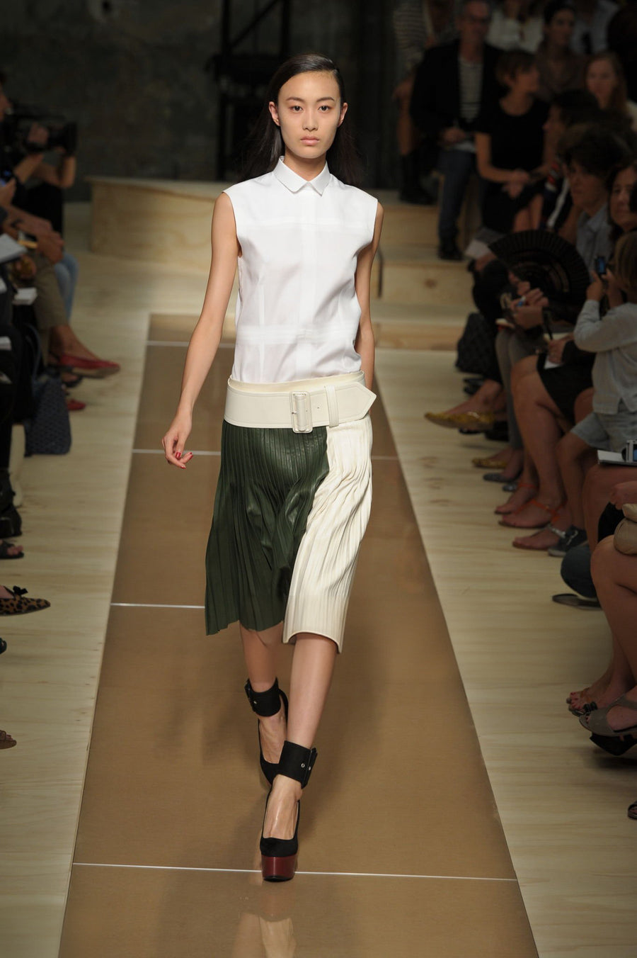 Céline by Phoebe Philo 2012SS Sleeveless Cotton Top