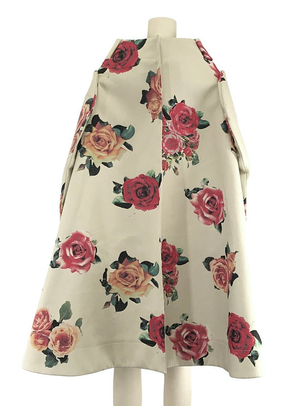 Comme des Garçons 2012FW “2 Dimensions” Runway Rose Print Coat
