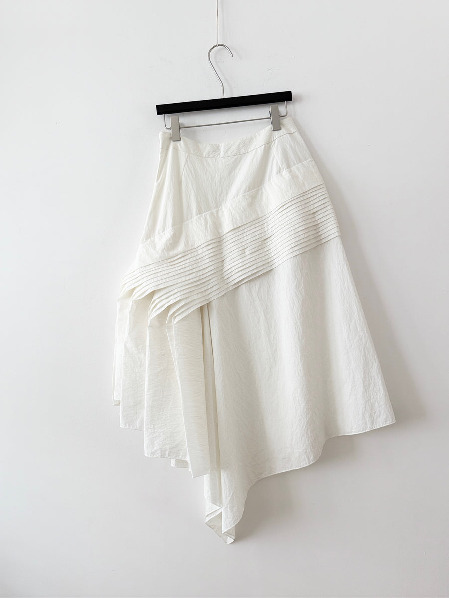 Loewe White Asymmetric Layered Skirt (Loewe) — view 1 of 5