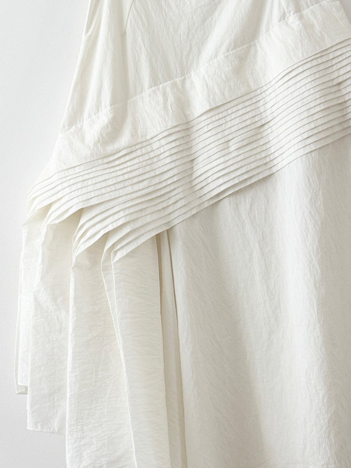 Loewe White Asymmetric Layered Skirt (Loewe) — view 2 of 5