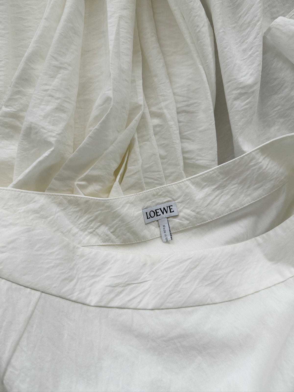 Loewe White Asymmetric Layered Skirt (Loewe) — view 5 of 5