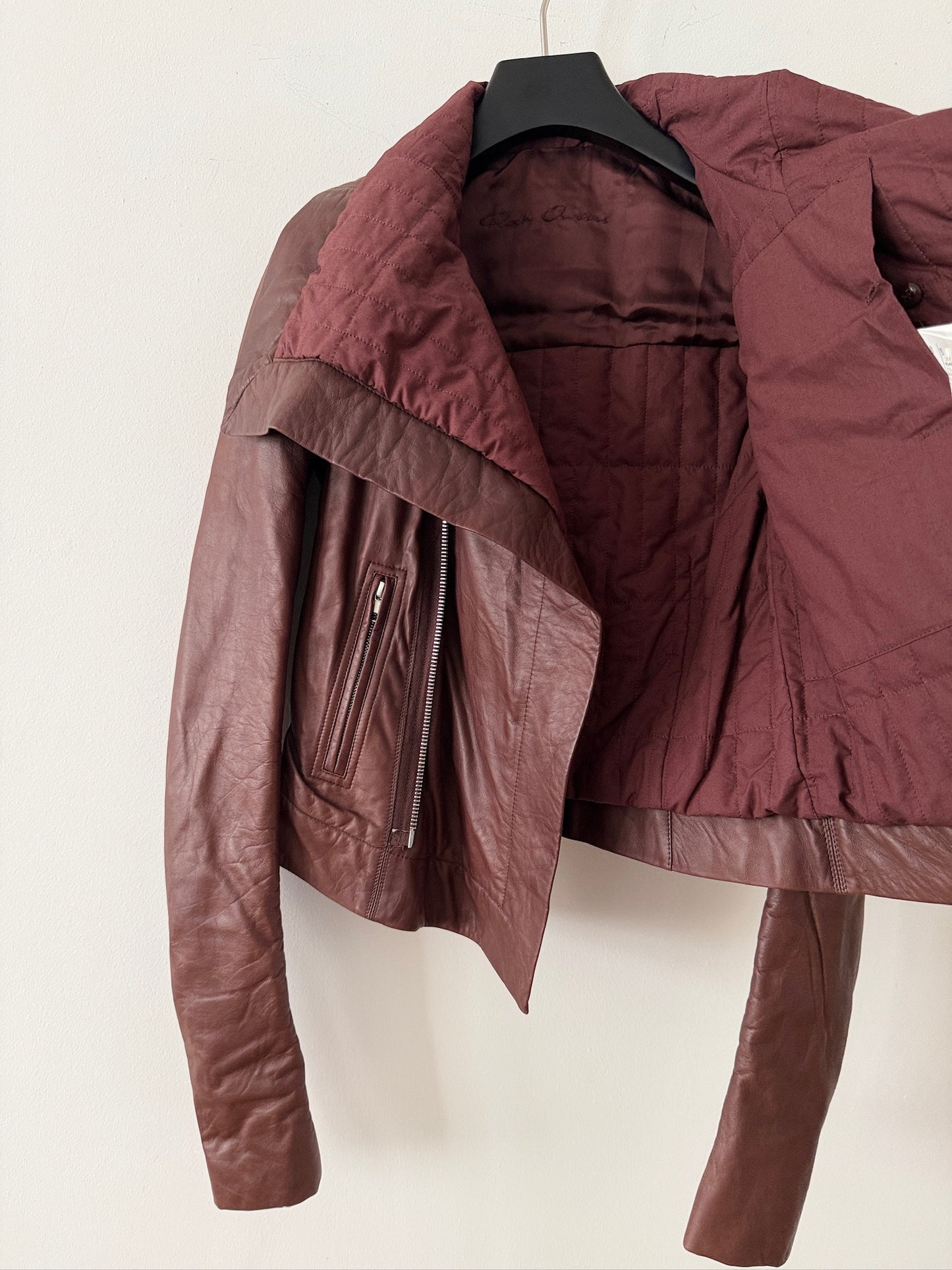Rick Owens Leather Jacket