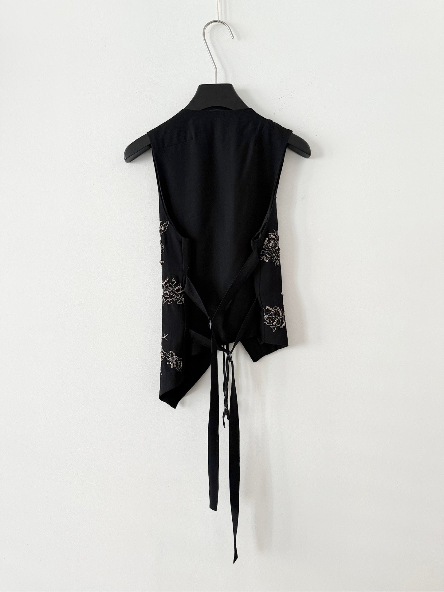 Ann Demeulemeester 2010FW Metallic Jacquard Vest