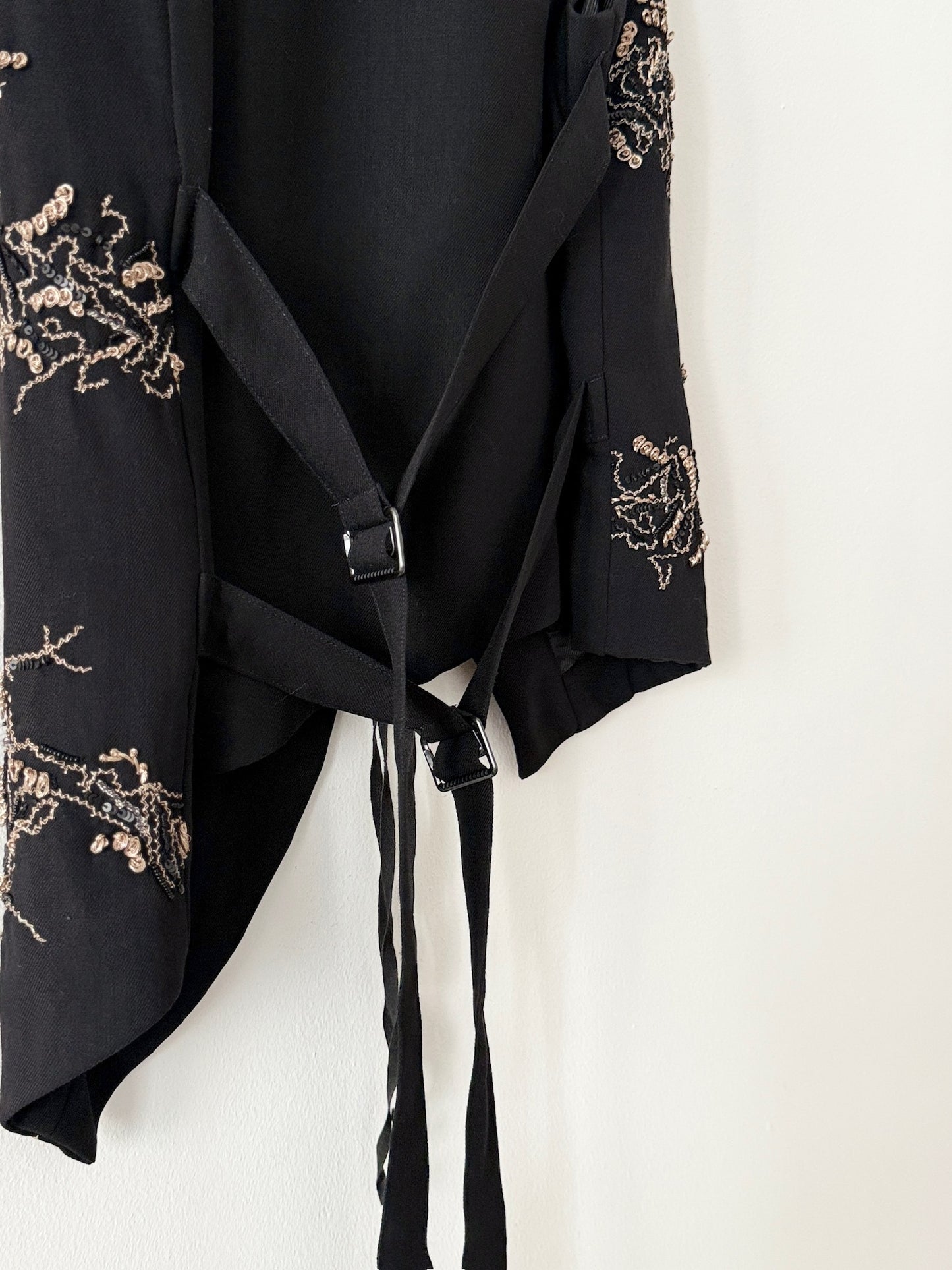Ann Demeulemeester 2010FW Metallic Jacquard Vest