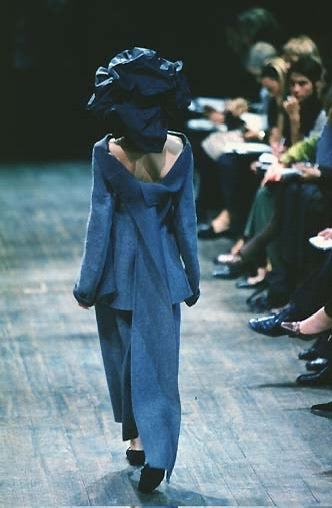 Yohji Yamamoto 1997FW Runway Draped Wool Top