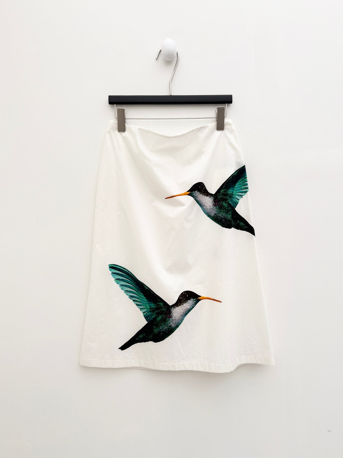 Jil Sander by Raf Simons 2012 Resort Hummingbird Print Skirt