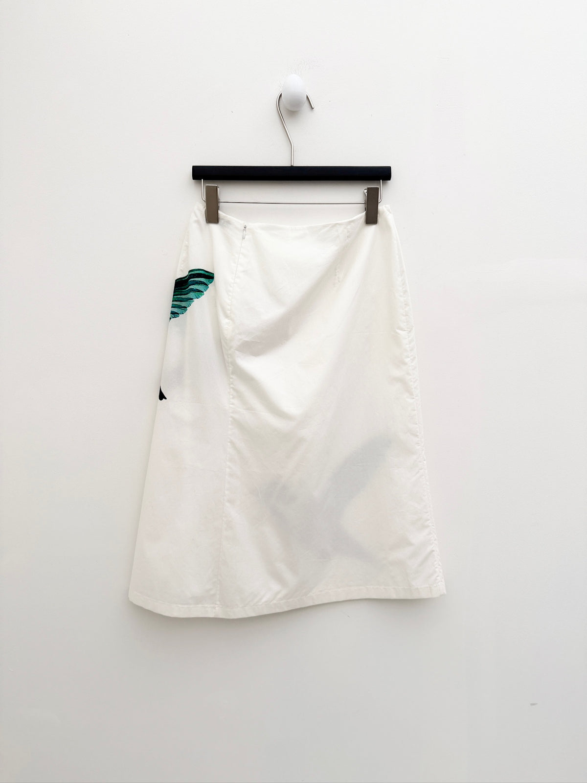 Jil Sander by Raf Simons 2012 Resort Hummingbird Print Skirt
