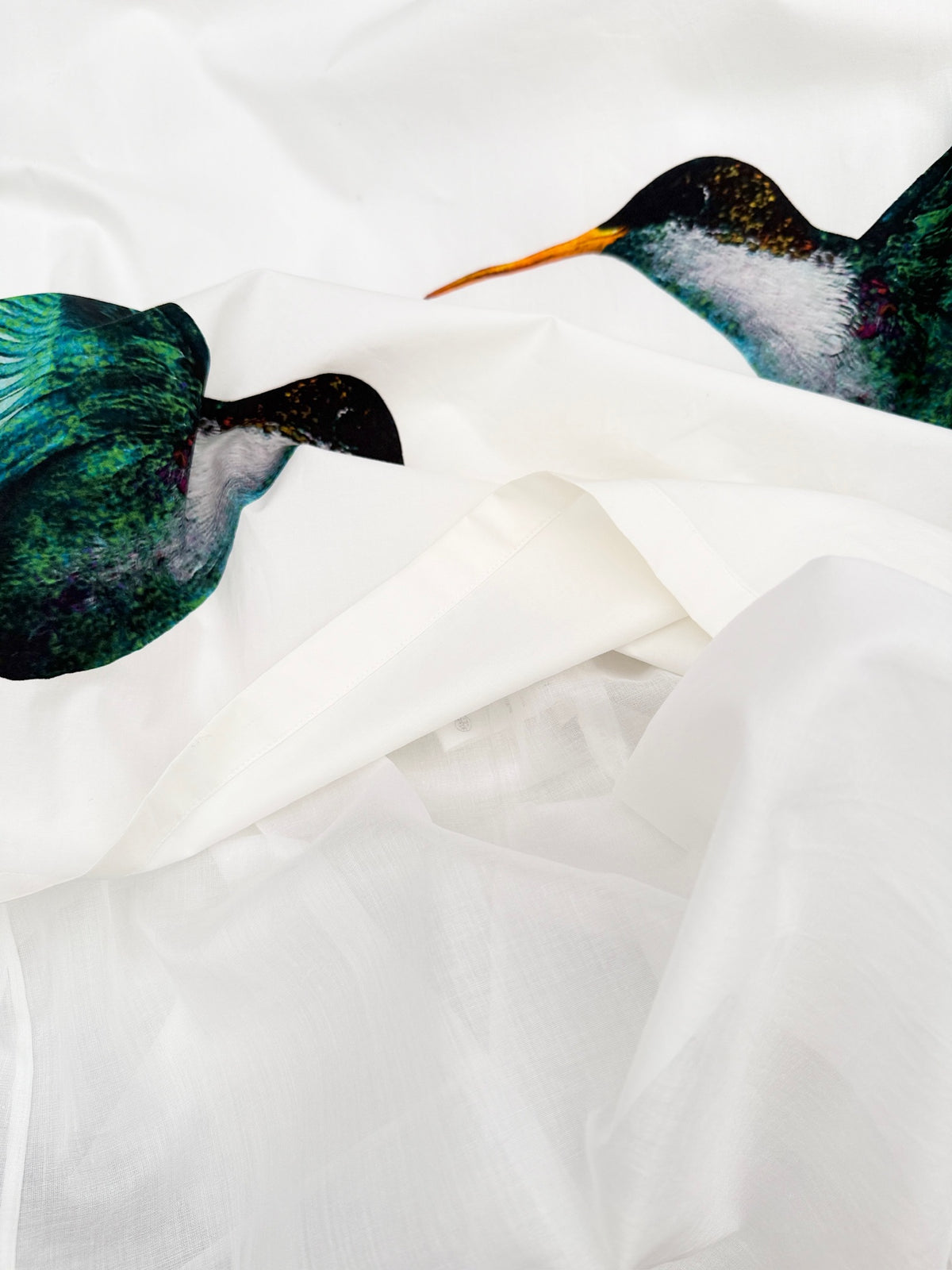 Jil Sander by Raf Simons 2012 Resort Hummingbird Print Skirt