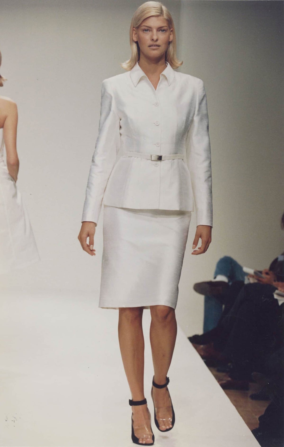 Prada 1995SS Runway Belted Pencil Skirt