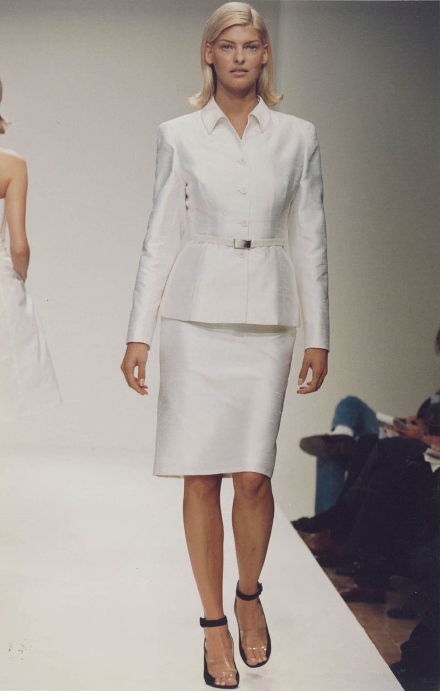 Prada 1995SS Runway Belted Pencil Skirt