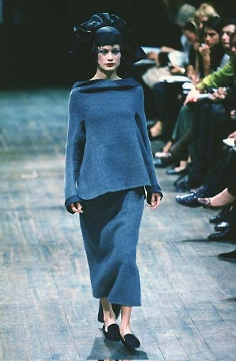 Yohji Yamamoto 1997FW Runway Draped Wool Top