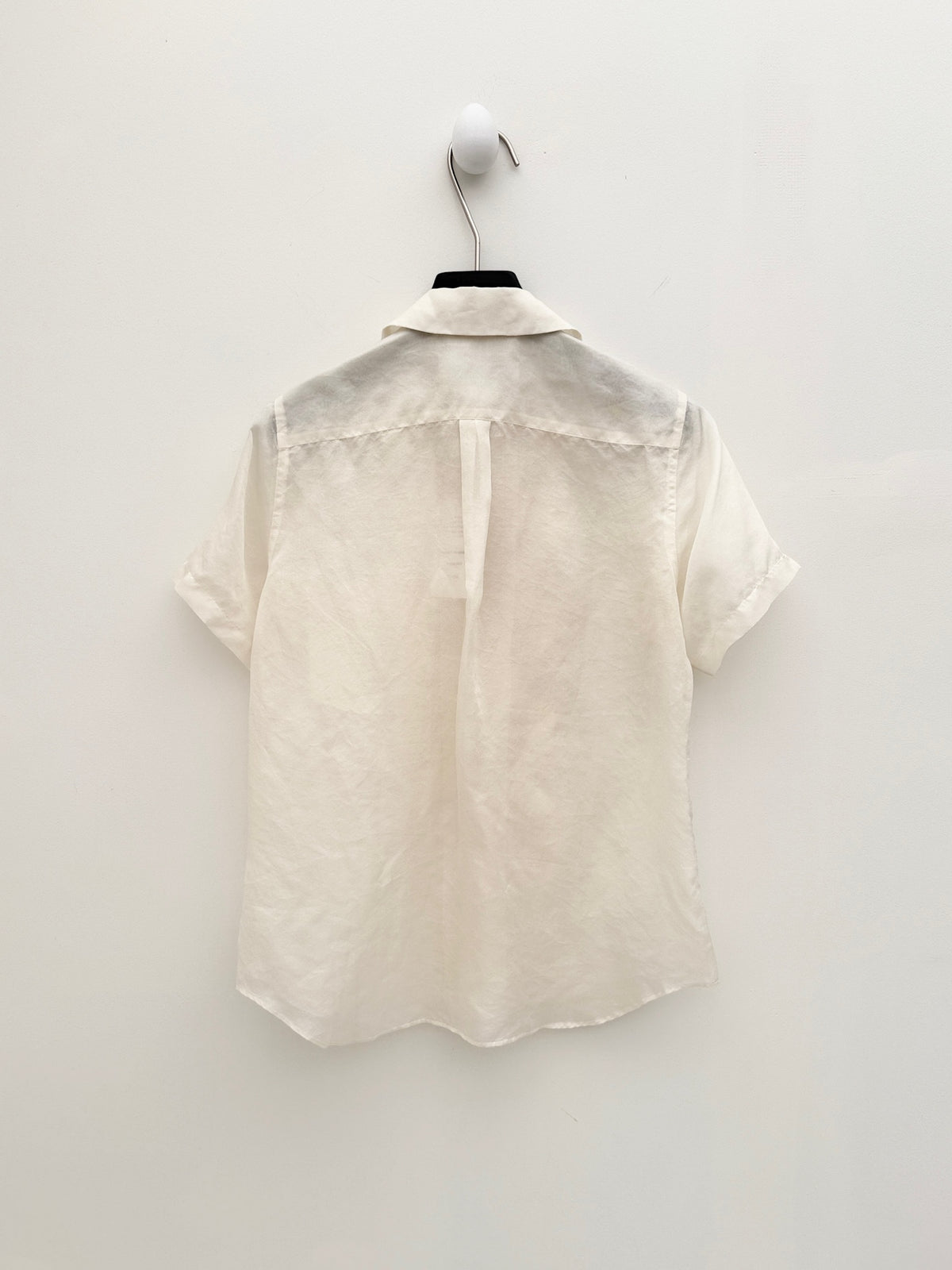 Comme des Garçons Silk Ruffle Blouse