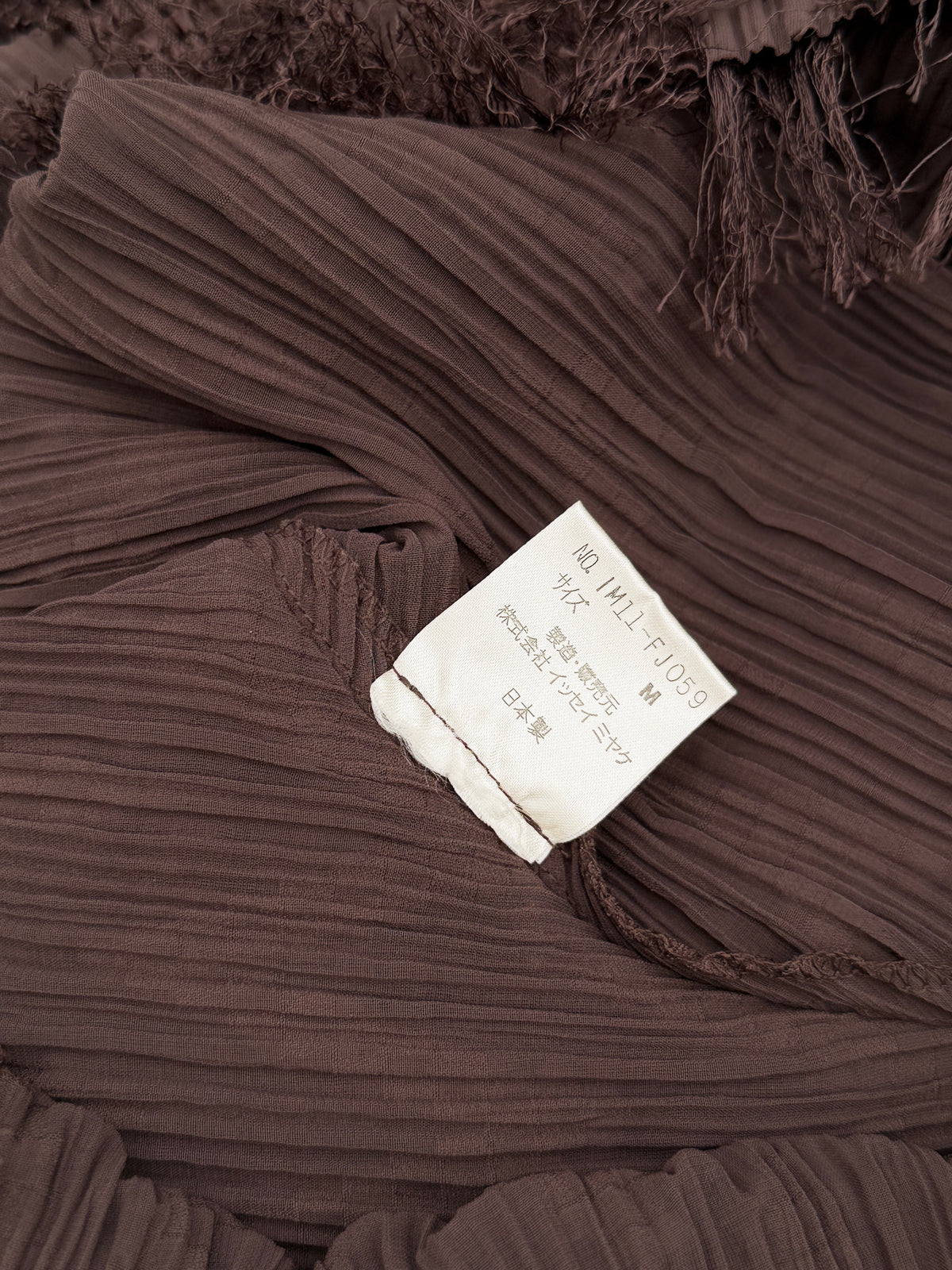 Issey Miyake 1991SS Textured Fringe Top