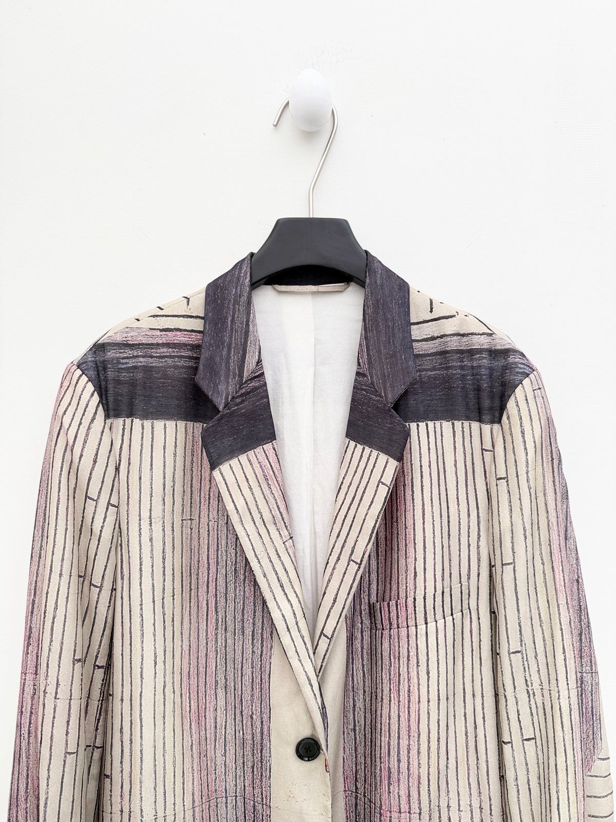 Lemaire 2021SS Runway Martín Ramírez Print Blazer