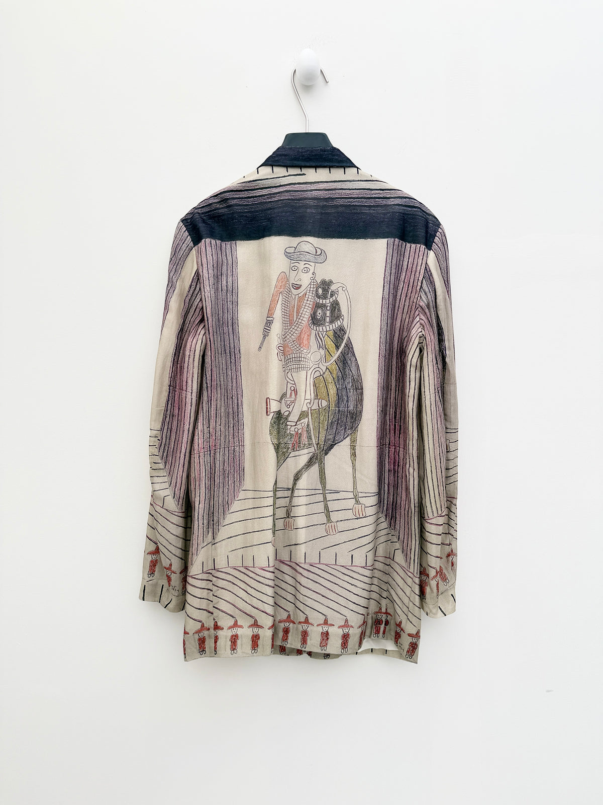 Lemaire 2021SS Runway Martín Ramírez Print Blazer