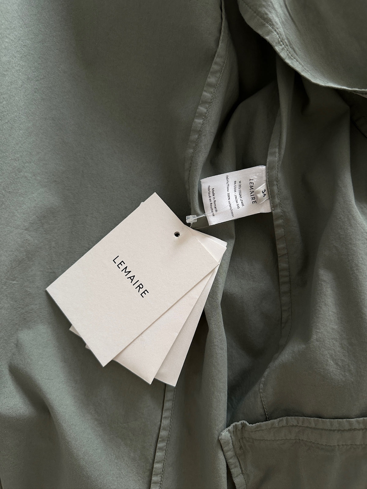 Lemaire 2020SS Coat (Lemaire) — view 9 of 9