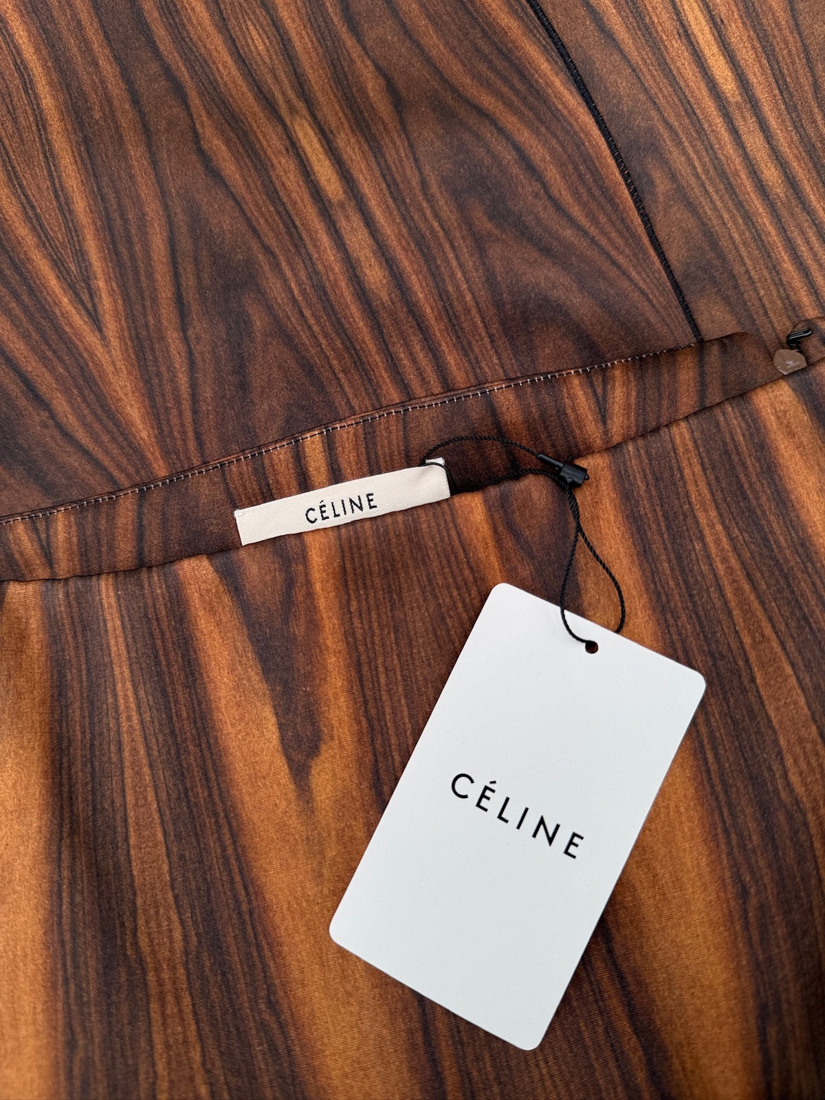 Celine by Phoebe Philo 2011FW Woodgrain Print Skirt (Céline) — view 4 of 6