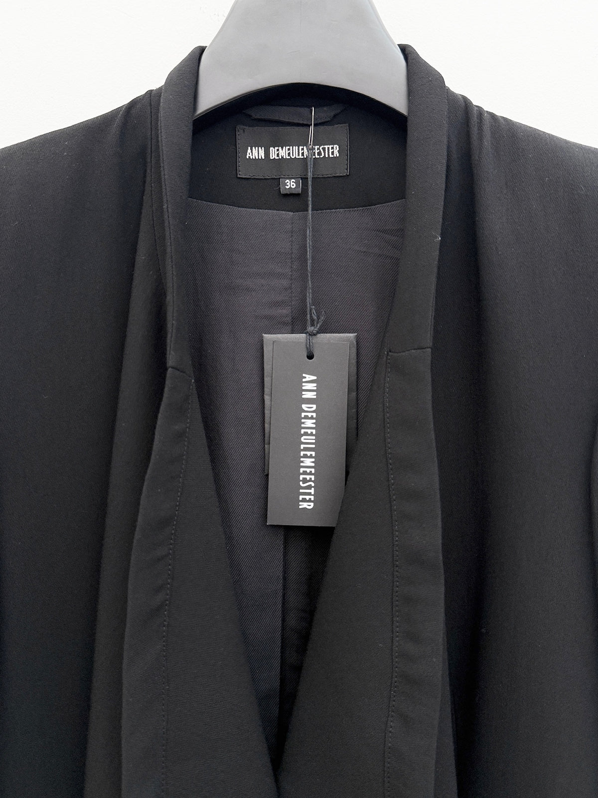 Ann Demeulemeester Draped Drawstring Blazer