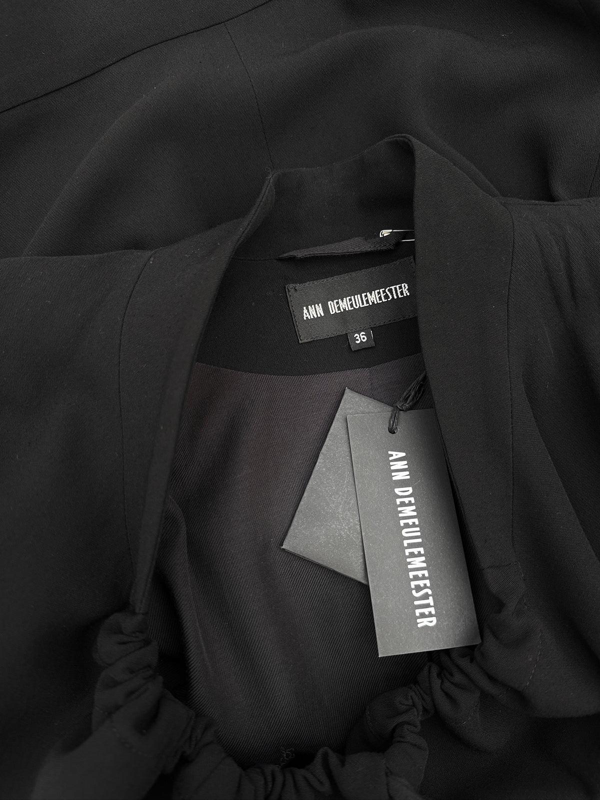 Ann Demeulemeester Draped Drawstring Blazer
