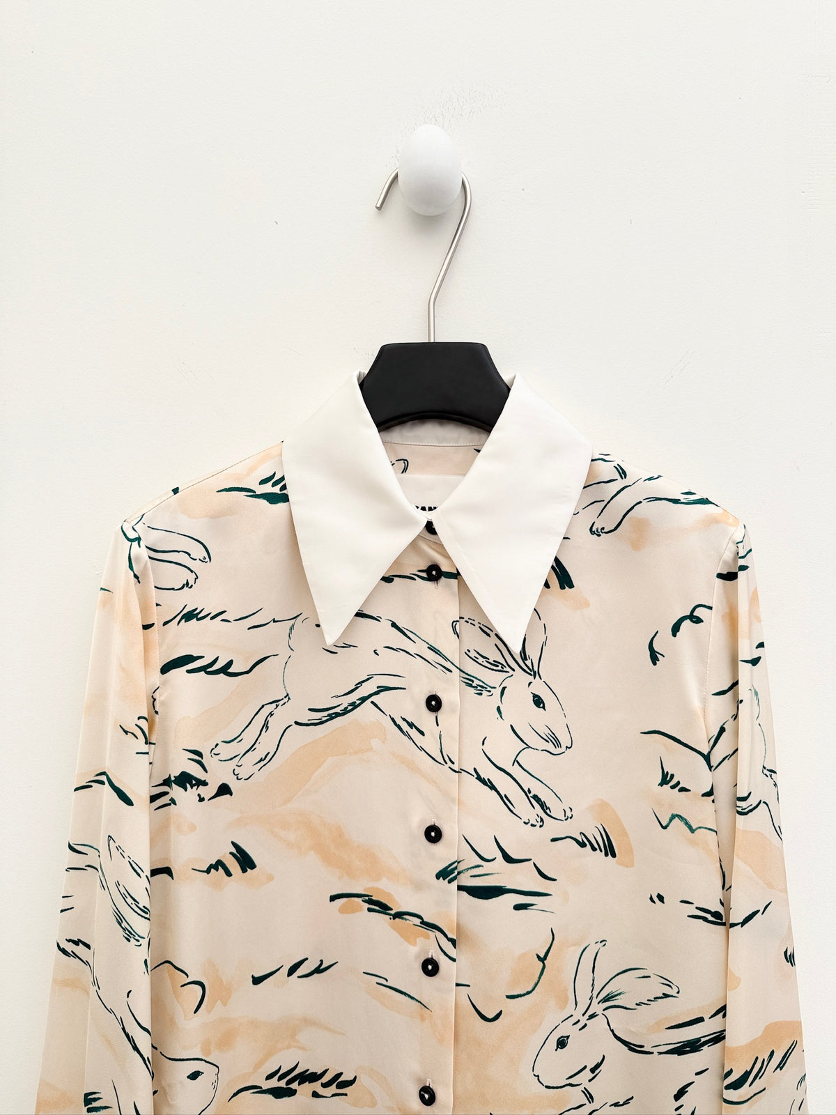 Jil Sander Rabbit Print Shirt