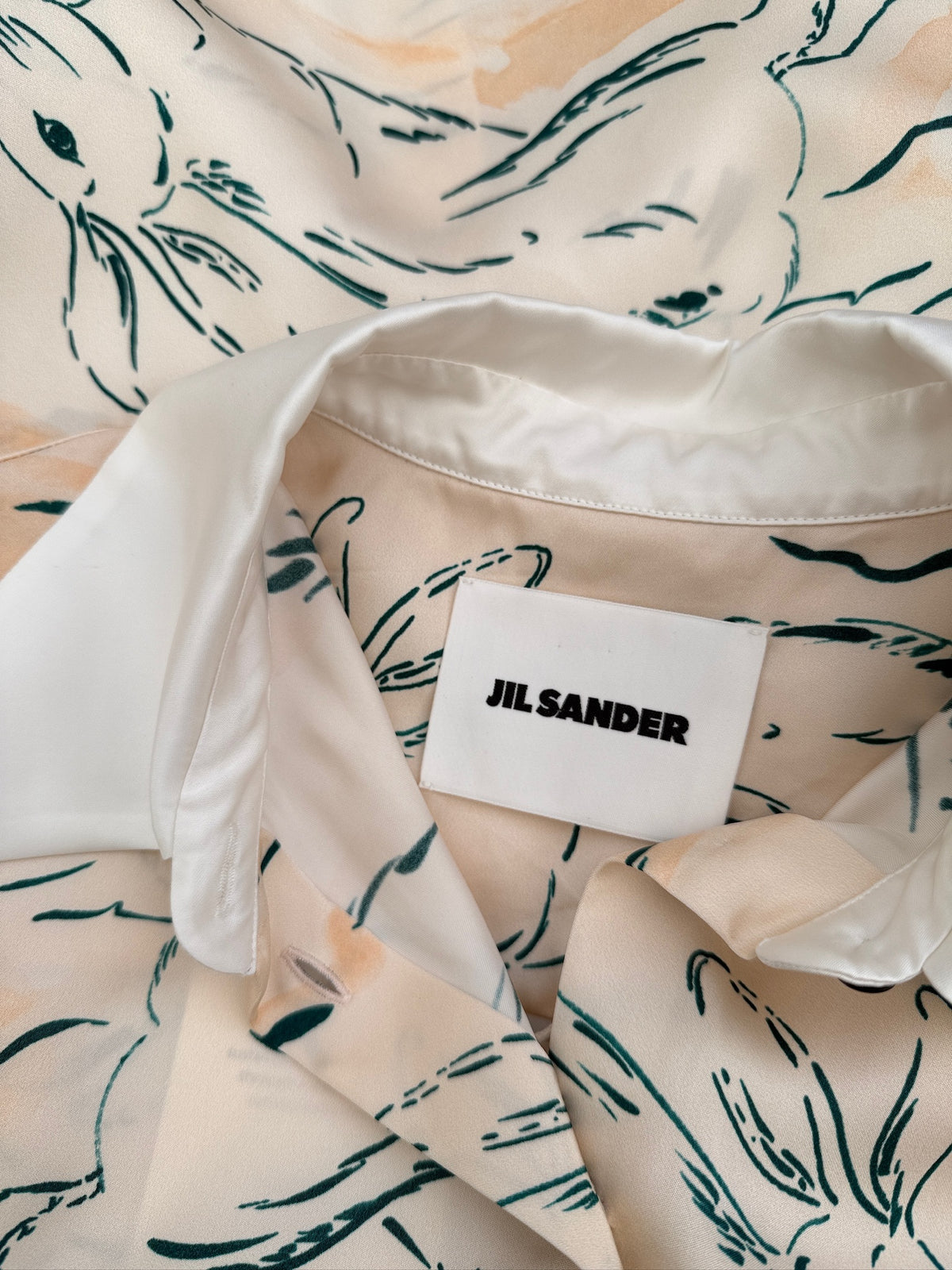 Jil Sander Rabbit Print Shirt