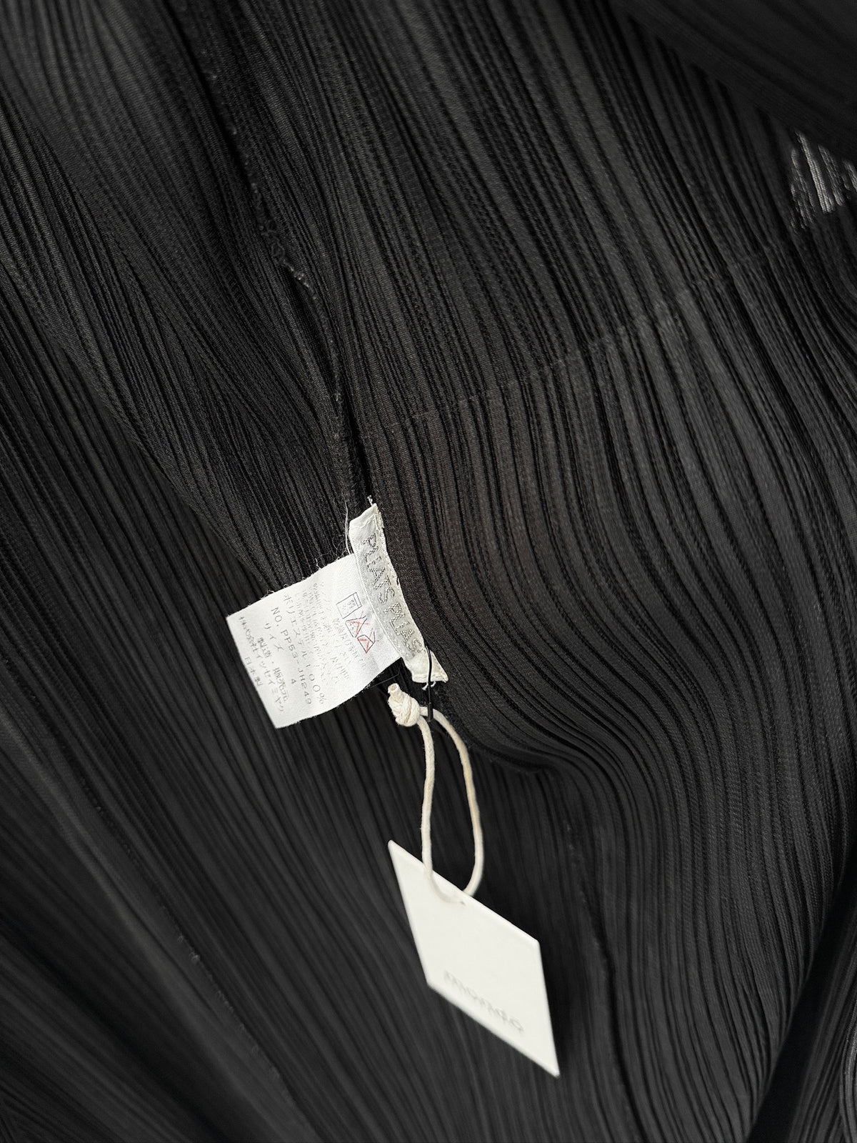 Pleats Please Issey Miyake Long Pleated Cardigan