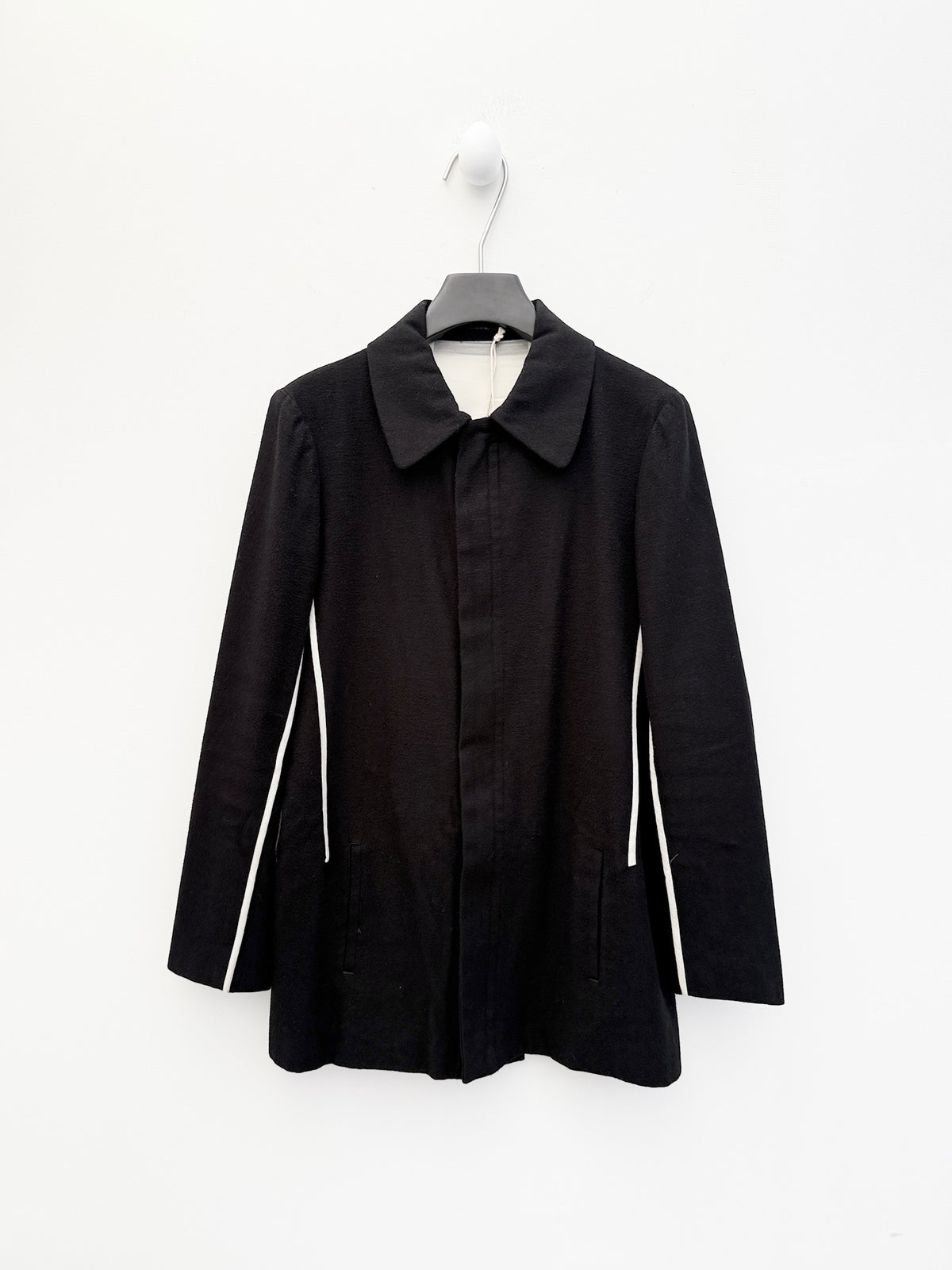 Yohji Yamamoto 2009FW Runway Contrast-Piped Coat