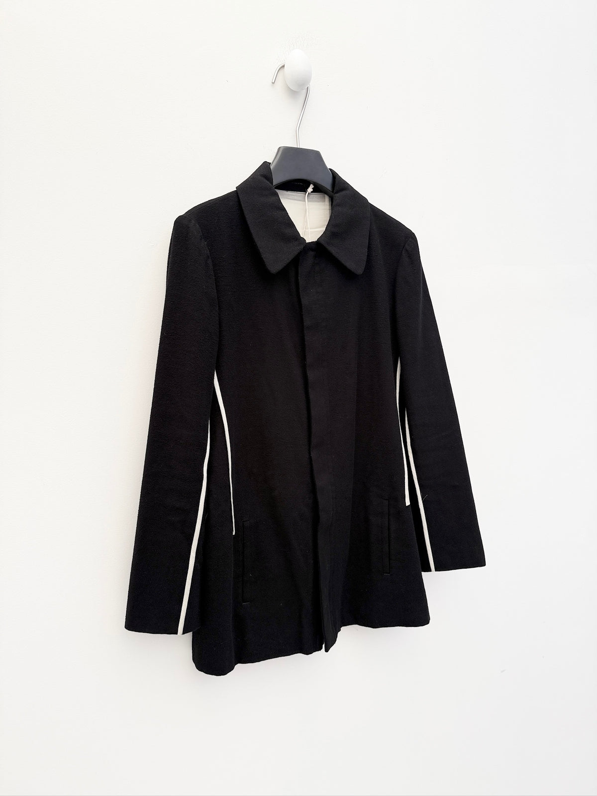 Yohji Yamamoto 2009FW Runway Contrast-Piped Coat