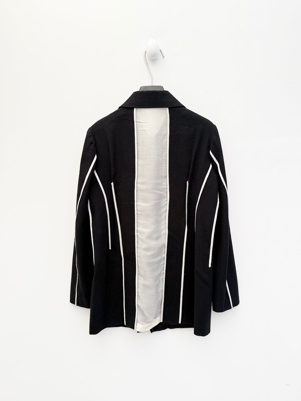 Yohji Yamamoto 2009FW Runway Contrast-Piped Coat