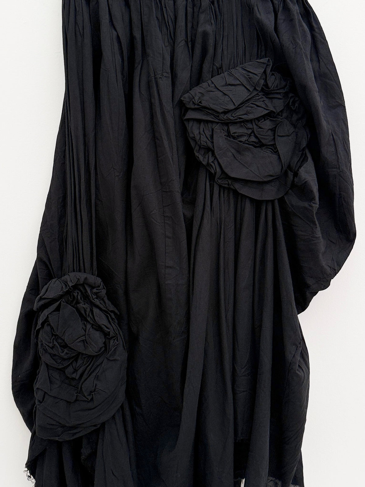 Comme des Garçons 2003SS Runway Draped Rosette Skirt