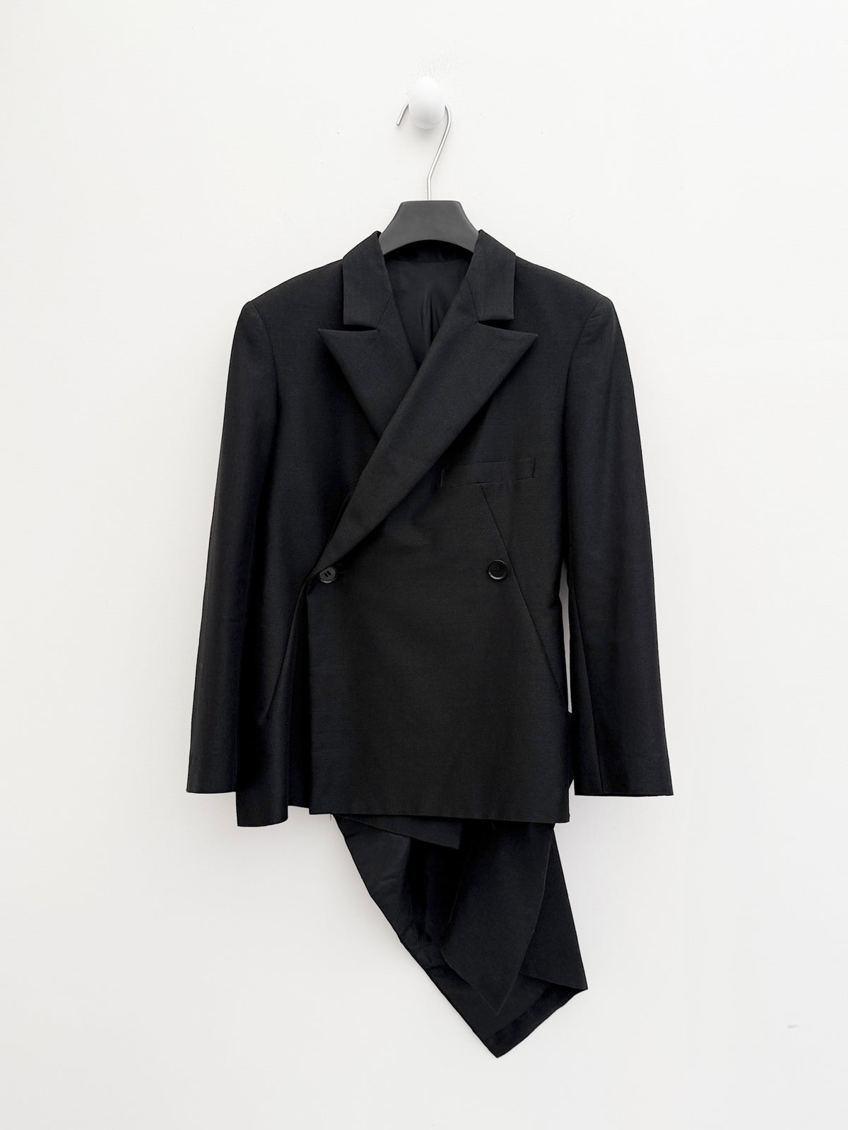 Yohji Yamamoto 2001SS Runway Asymmetric Tailored Blazer