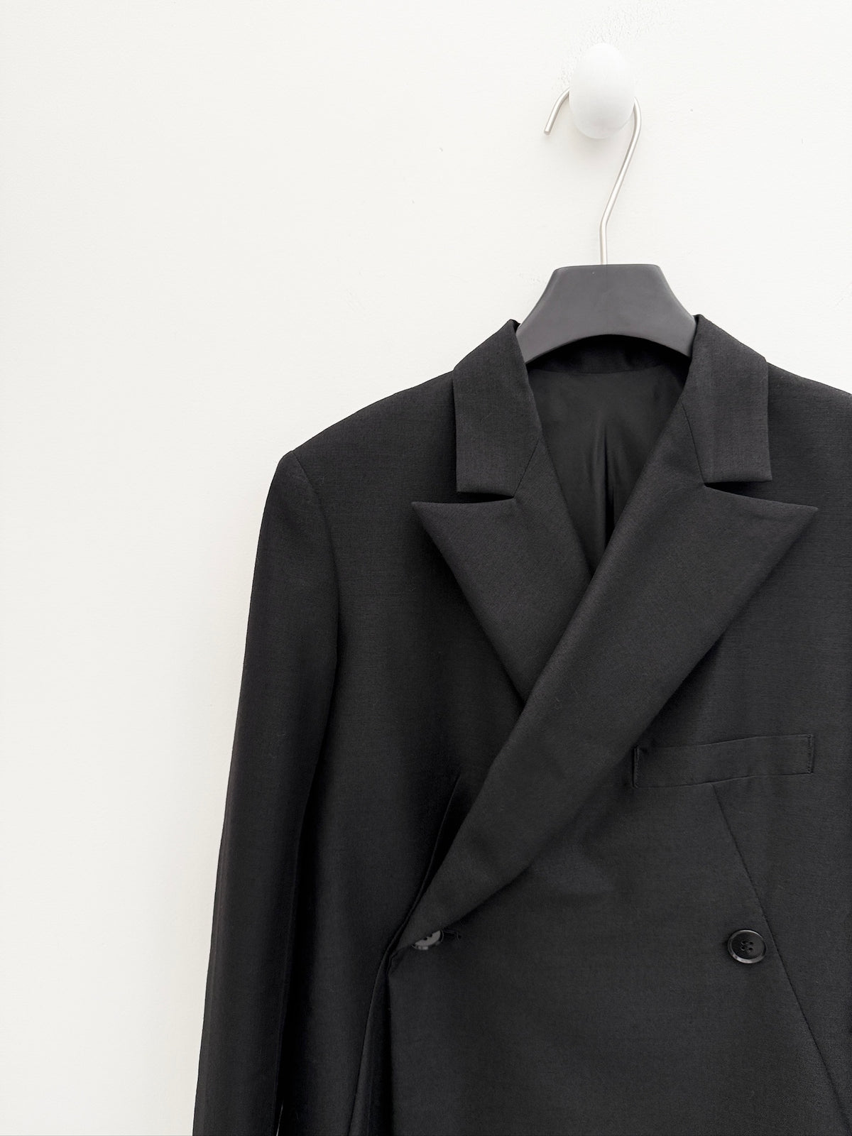 Yohji Yamamoto 2001SS Runway Asymmetric Tailored Blazer