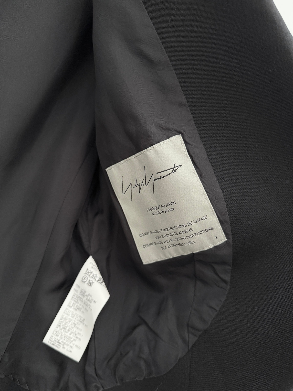 Yohji Yamamoto 2013SS Runway Asymmetric Cropped Blazer