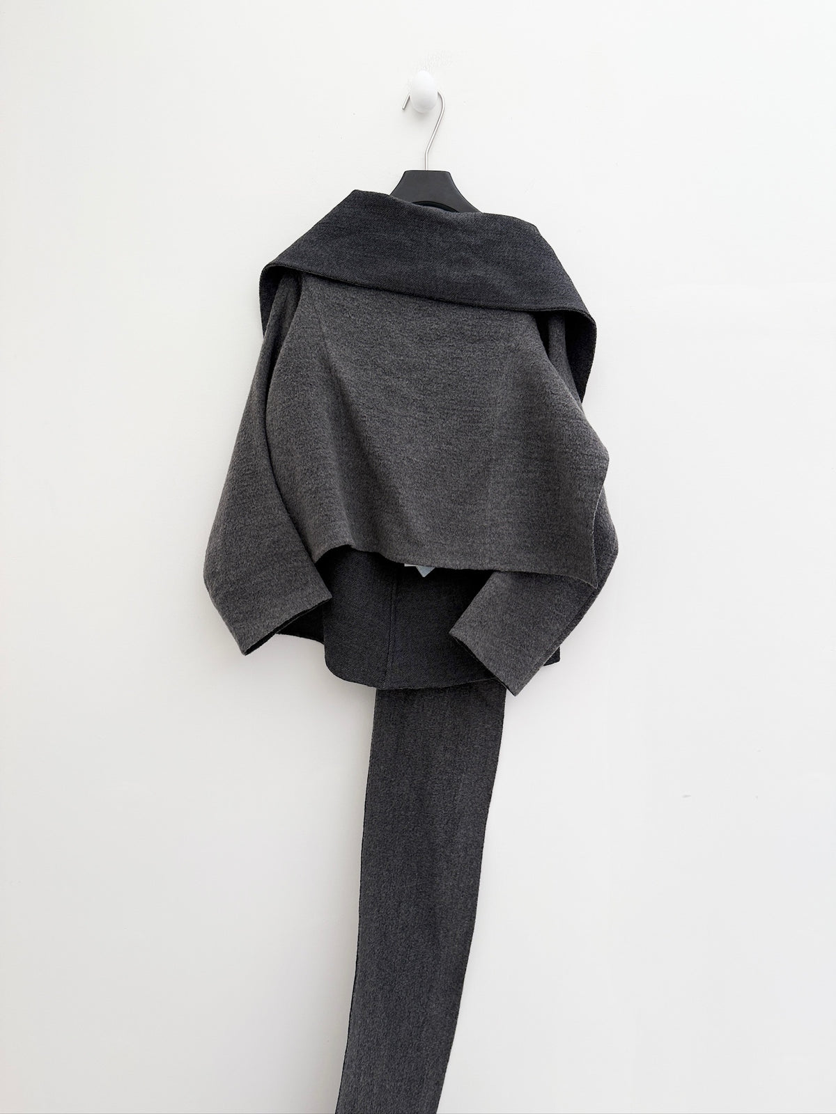Yohji Yamamoto 1997FW Runway Draped Wool Top