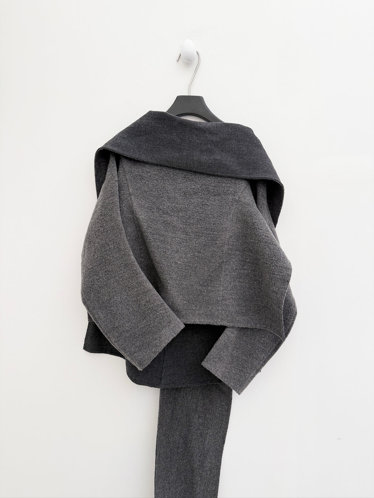 Yohji Yamamoto 1997FW Runway Draped Wool Top
