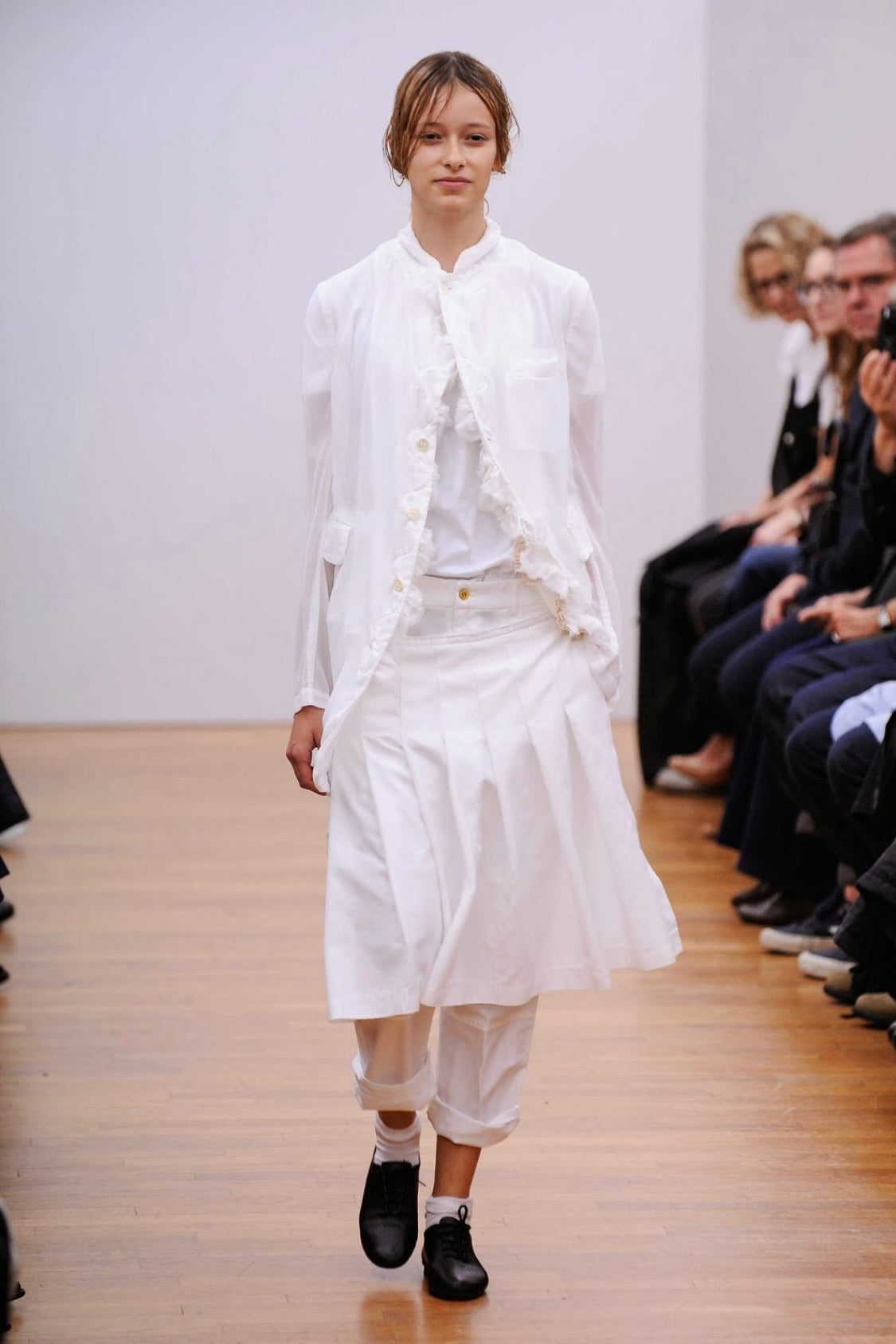 Comme des Garçons 2014SS Sheer Ruffle Blazer