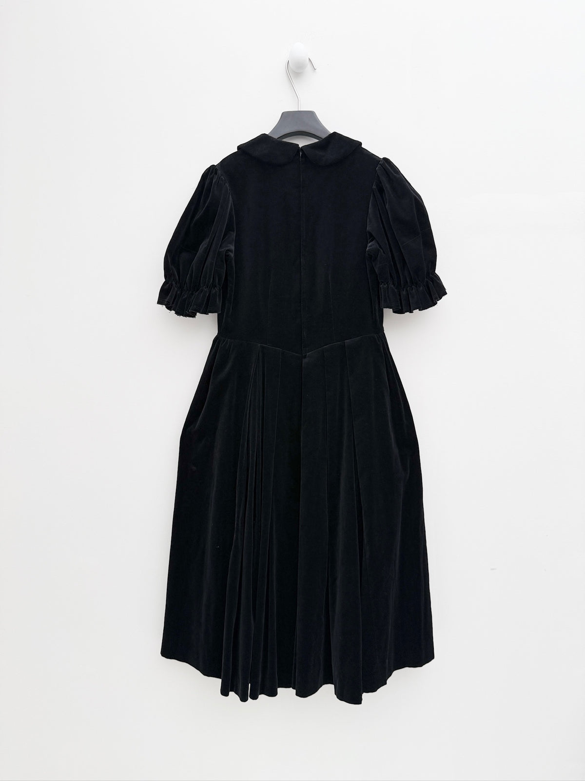 Comme des Garçons 2015FW Layered Peter Pan Collar Velvet Dress