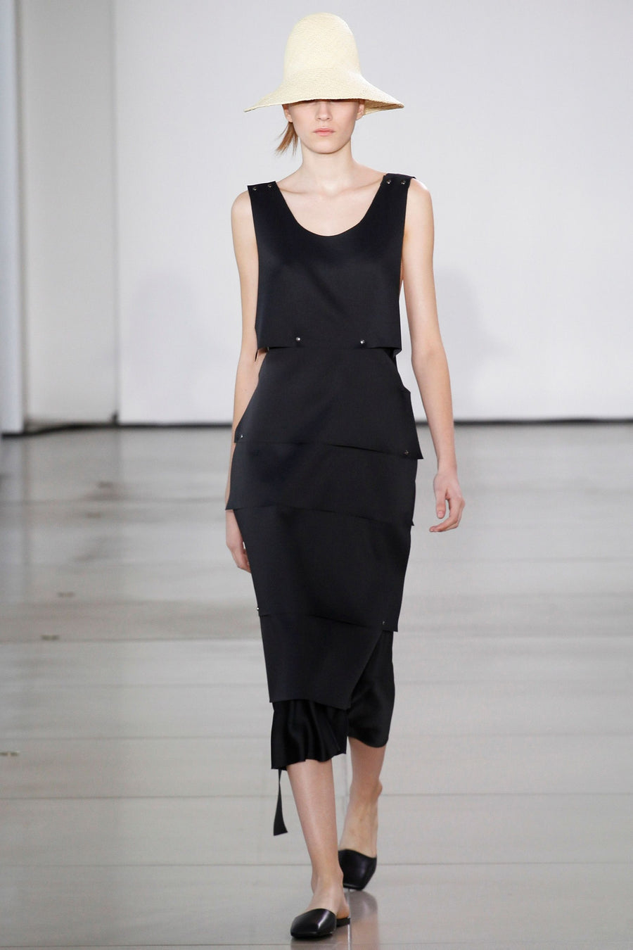 Jil Sander 2016SS Layered Panel Dress